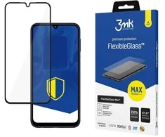 3MK FlexibleGlass Max Samsung Galaxy M34 M346 5G juodas, hibridinis stiklas su sustiprintais kraštais