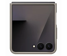 VF766PJEGWW „Kindsuit“ dėklas „Samsung Galaxy Flip7“, pilkai rudas