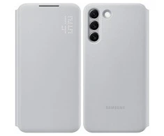 Dėklas NS906PJE Smart LED vaizdo dangtelis, skirtas Samsung Galaxy S22 Plus šviesiai pilkas (šviesiai pilkas)