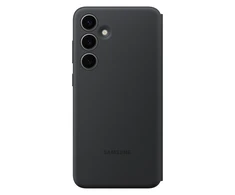 „Samsung Galaxy S24 Smart View“ piniginės dėklas Juodas