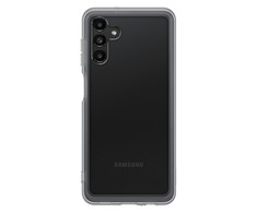 Dėklas QA136TBE Soft Clear Cover for Samsung Galaxy A13 5G, Juodas (Juodas)