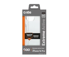 SBS Extreme Active D3O Apple iPhone 16 Pro – dėklas telefonui skaidrus