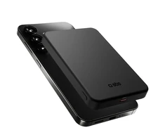 SBS Mag Power Qi2 5000 mAh išorinė baterija, suderinama su MagSafe - Juodas