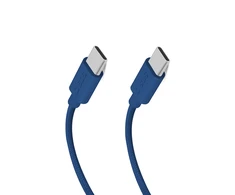 SBS TECABLETISSUETCCB USB-C – USB-C 1.5m 60W pintas kabelis – mėlynos spalvos