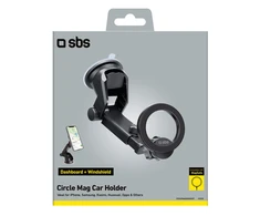 SBS TESUPMAGRINGEXT Išmanusis telefonas Holder for Dashboard and Windshield, MagSafe Compatible – Juodas
