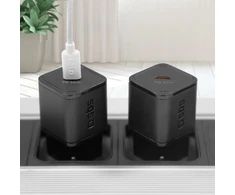 SBS TETRGAN1C20K 20W GaN USB-C laidinis įkroviklis su Power Delivery – juodos spalvos