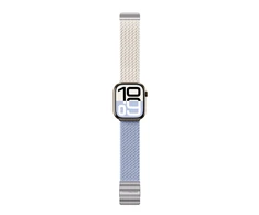 Set of 2 AmazingThing Blend Band skirta Apple Watch 45/46/49mm – Space mėlynos spalvos/Stellar