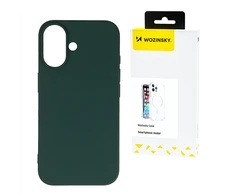 Silikoninis dėklas Wozinsky Silicone Samsung Galaxy S24 FE – dėkals telefonui žalios spalvos