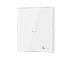 Sonoff T2EU1C-RF 433MHz išmanus belaidis sieninis 1 mygtuko jungiklis