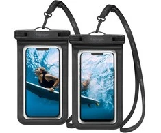 Spigen Aqua Shield A601 vandeniui atsparus dėklas IPX8 – juodas 2 vnt.