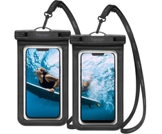 Spigen Aqua Shield A601 vandeniui atsparus dėklas IPX8 – juodas 2 vnt.
