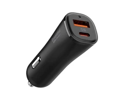 Spigen ArcStation Essential EV482 48W automobilinis įkroviklis – juodos spalvos
