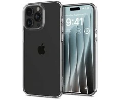 Spigen Crystal Flex, crystal dėklas telefonui skaidrus – Apple iPhone 15 Pro Max