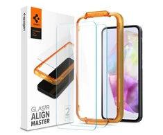 Apsauginis stiklas Samsung Galaxy A35 5G Spigen ALM Glas.tr 2-pack skaidrus