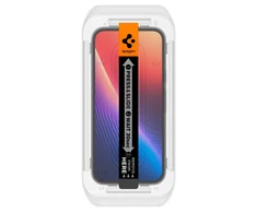 „Spigen Glas.TR Ez Fit“ grūdinto stiklo 2 vnt. pakuotė, skirta „Google Pixel 9A“ – skaidrus