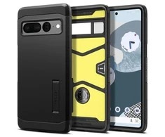 Dėklas Spigen Tough Armor, juodas - Google Pixel 7 Pro