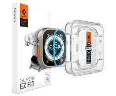 Apsauginis stiklas Spigen GLAS.TR „EZ Fit” 2-pack Apple Watch ULTRA (49 mm) skaidrus