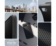 Spigen Liquid Air Dėklas, skirtas Google Pixel 9A – Matinis Juodas