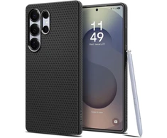 Spigen Liquid Air Samsung Galaxy S25 Ultra – dėklas telefonui juodos spalvos