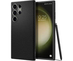 Spigen Liquid Air Case for Samsung Galaxy S23 Ultra - Matte Juodas