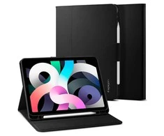 Spigen Liquid Air Folio, juodas - iPad Air 10.9" (2022/2020)/11" 2024/2025