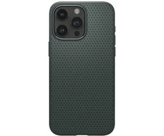 Spigen dėklas LIQUID AIR skirtas Apple iPhone 15 Pro Max abyss žalias