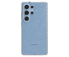 Dėklas Spigen skystųjų kristalų „Samsung Galaxy S25 Ultra“ – skaidrūs blizgučiai