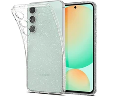 Dėklas Spigen Liquid Crystal Glitter, crystal quartz – Samsung Galaxy S24 FE