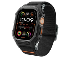 Apple Watch Ultra (49mm) Spigen Lite Fit ”Pro” dėklas laikrodžiui matinės juodos spalvos