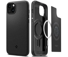 Spigen Mag Armor (MagFit) dėklas skirtas Apple iPhone 15 Plus, spalva - Matte Black