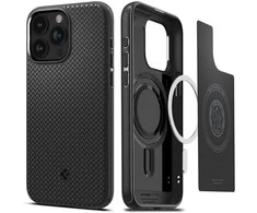 Spigen Mag Armor (MagFit) dėklas skirtas Apple iPhone 15 Pro Max, spalva - Matte Black