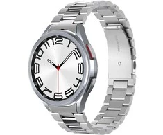 „Spigen Modern Fit 316L“ dirželis, sidabrinis - „Samsung Galaxy Watch6 Classic“ 47 mm