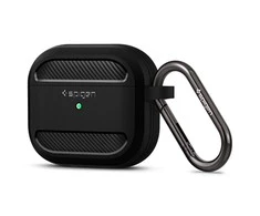 Dėklas Spigen Rugged Armor, juodos spalvos – AirPods 3