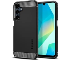 Samsung Galaxy A16 Spigen Rugged Armor Matte Matte dėklas telefonui juodos spalvos