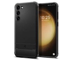 Spigen Rugged Armor Samsung Galaxy S23 dėklas telefonui matinės juodos spalvos