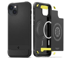 Dėklas SPIGEN RUGGED ARMOR MAG MAGSAFE IPHONE 14 PLUS/ 15 PLUS MATTE Juodas