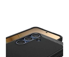Dėklas Spigen Rugged Armor MagSafe, matinės juodos spalvos – Samsung Galaxy S25+