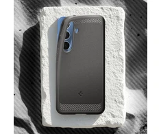 Spigen Rugged Armor Mag MagSafe Samsung Galaxy S25 – dėklas telefonui pilkos spalvos