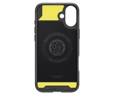 Spigen dėklas RUGGED ARMOR MAG compatible su MagSafe skirtas Apple iPhone 16 matte juodos spalvos