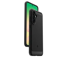 Spigen Rugged Armor, matinis dėklas telefonui juodos spalvos – Samsung Galaxy A56 5G