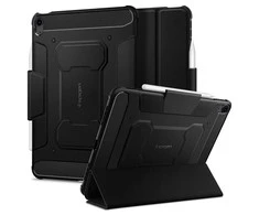 Spigen Rugged Armor Pro, juodos spalvos – Apple iPad Air 10.9″ (2022/2020)/11″ 2024/2025/2026