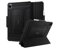 Planšetinio kompiuterio dėklas Spigen Rugged Armor Pro skirtas iPad Pro 11 2018/2020, juodas