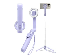 Spigen MagSafe Tripod Selfie Stick, lavender