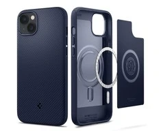 Spigen Mag Armor Apple iPhone 14 Plus dėklas telefonui mėlynos spalvos