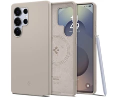 Dėklas Spigen Silicone Fit Mag Samsung Galaxy S25Ultra – titano spalvos