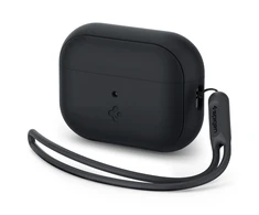 Spigen Silicone Fit Strap – dėklas skirtas Apple AirPods Pro 1 / 2 (Juodas)