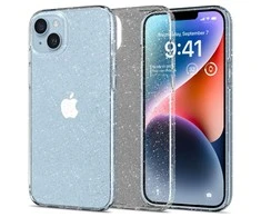 Dėklas SPIGEN LIQUID CRYSTAL IPHONE 14 PLUS/ 15 PLUS GLITTER CRYSTAL