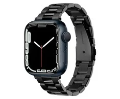 Išmaniojo laikrodžio Apple 4/5/6/7/8/SE dirželis, Juodos spalvos, 38/40/41mm