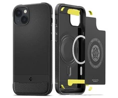 Dėklas SPIGEN RUGGED ARMOR MAG MAGSAFE IPHONE 14 PLUS/ 15 PLUS MATTE Juodas