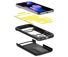 Google Pixel 9 Pro XL Spigen Tough Armor dėklas telefonui juodos spalvos